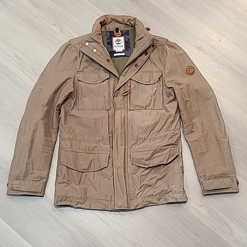 Timberland Compatible Layering System Jacket Brown Small Gorpcore Outdoor Mens